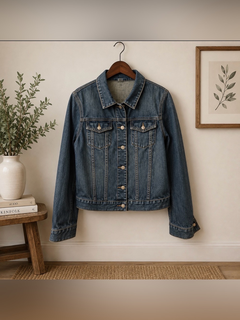 J.Crew size large blue  jean jacket